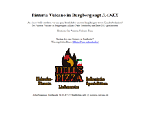 Tablet Screenshot of pizzeria-vulcano.de